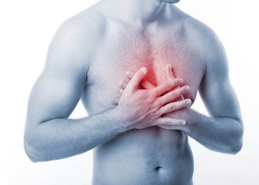 W przypadku osteochondrozy zespół bólowy koncentruje się w odcinku piersiowym kręgosłupa