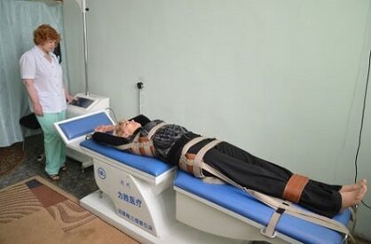 trakcja kręgosłupa w osteochondrozie klatki piersiowej